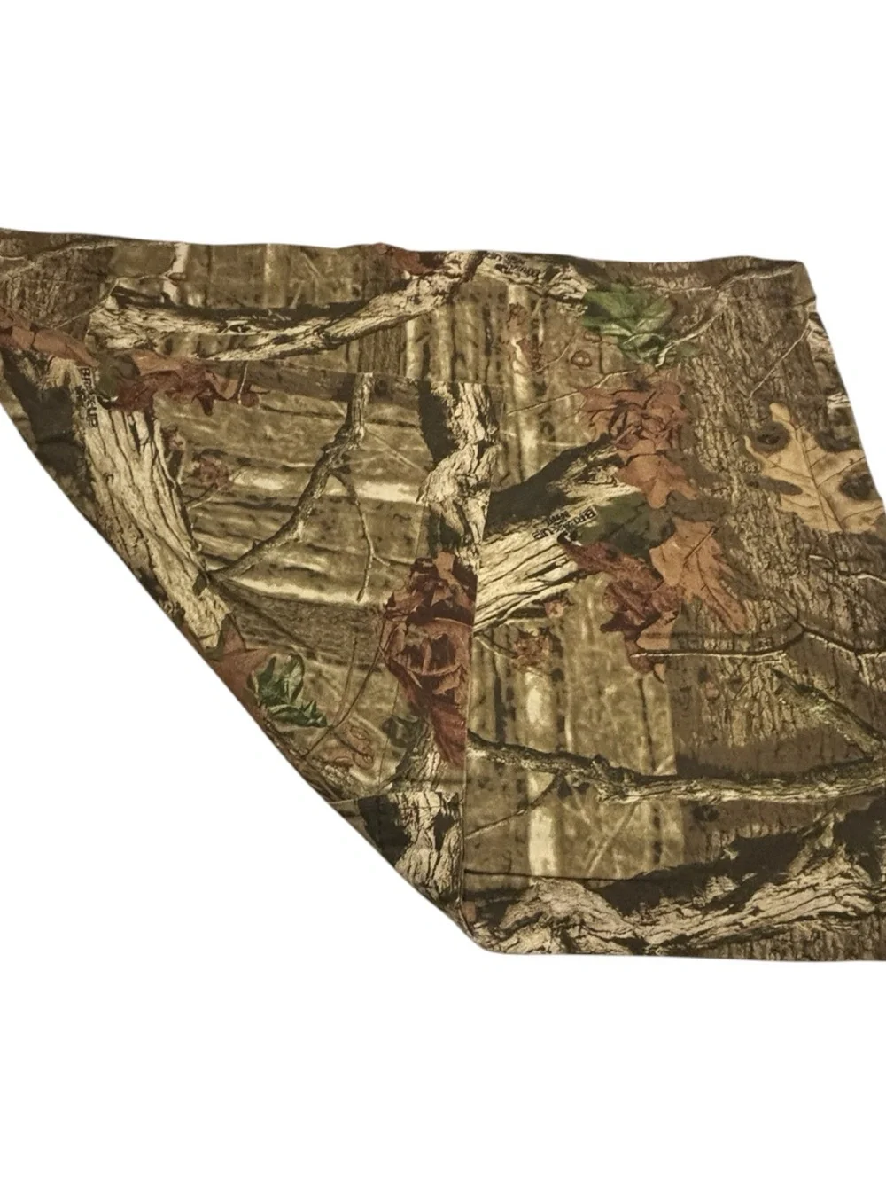 Mossy Oak Break Up Infinity Camo Pillow Case Standard Trees Leaves Brown Green
